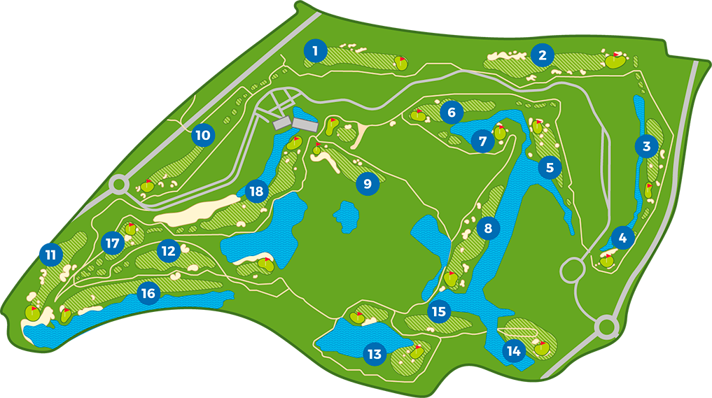 Campo golf Lakes 18 hoyos INFINITUM