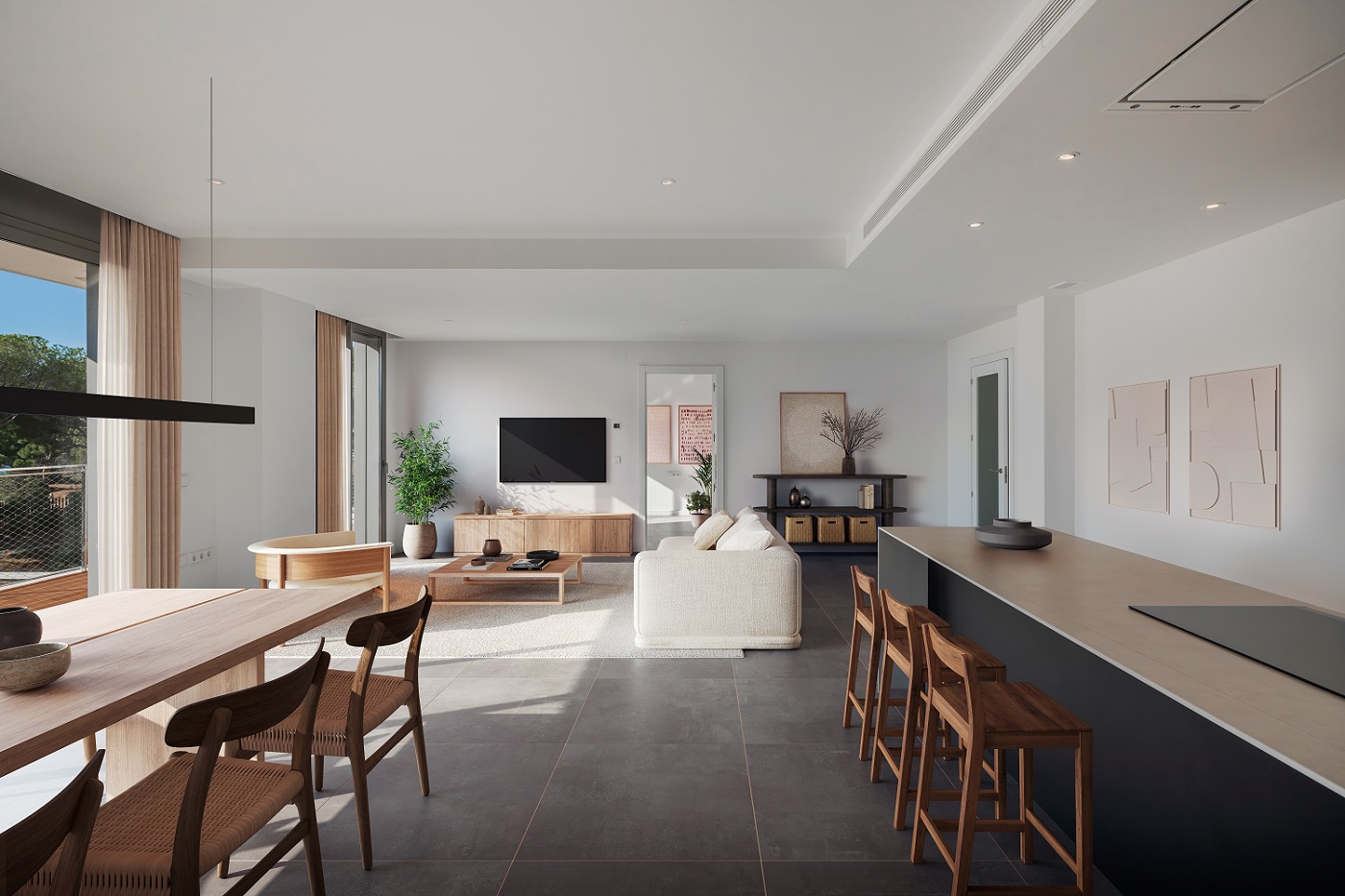 Interior of luxury homes in Costa Dorada
