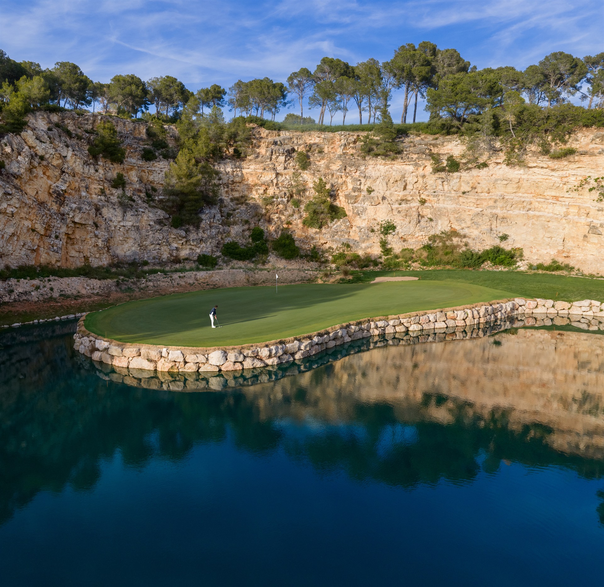 Tres campos de golf de primer nivel