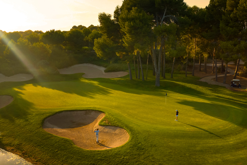 Tres camps de golf de primer nivell