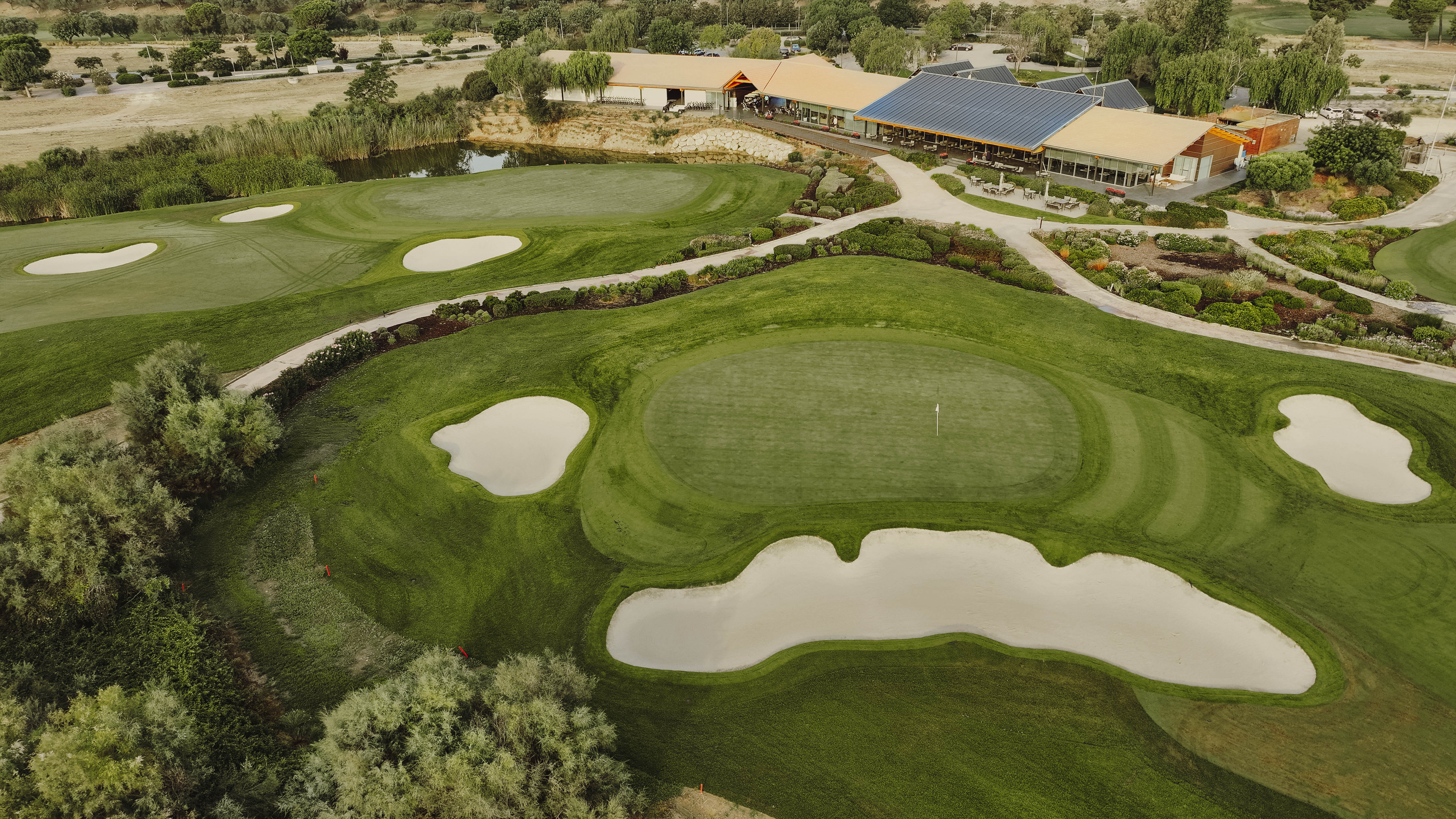 Infinitum Golf aerial view, Costa Daurada, Tarragona